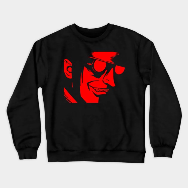 Alucard Hellsing Crewneck Sweatshirt by OtakuPapercraft